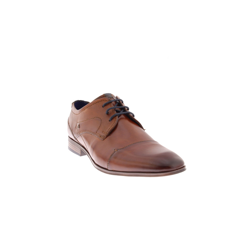 Bugattishoes lace shoes cognac 2