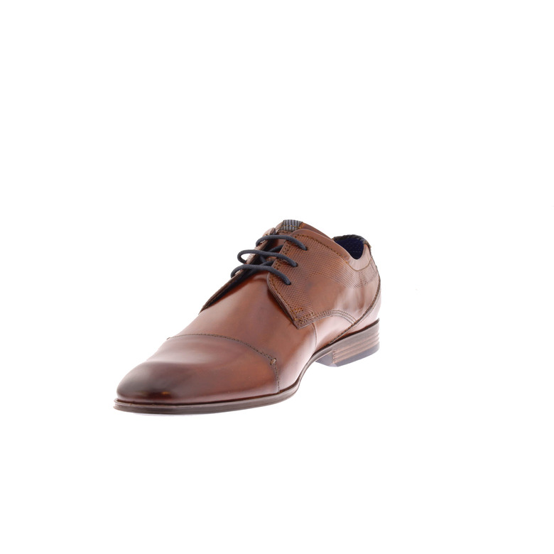 Bugattishoes lace shoes cognac 3
