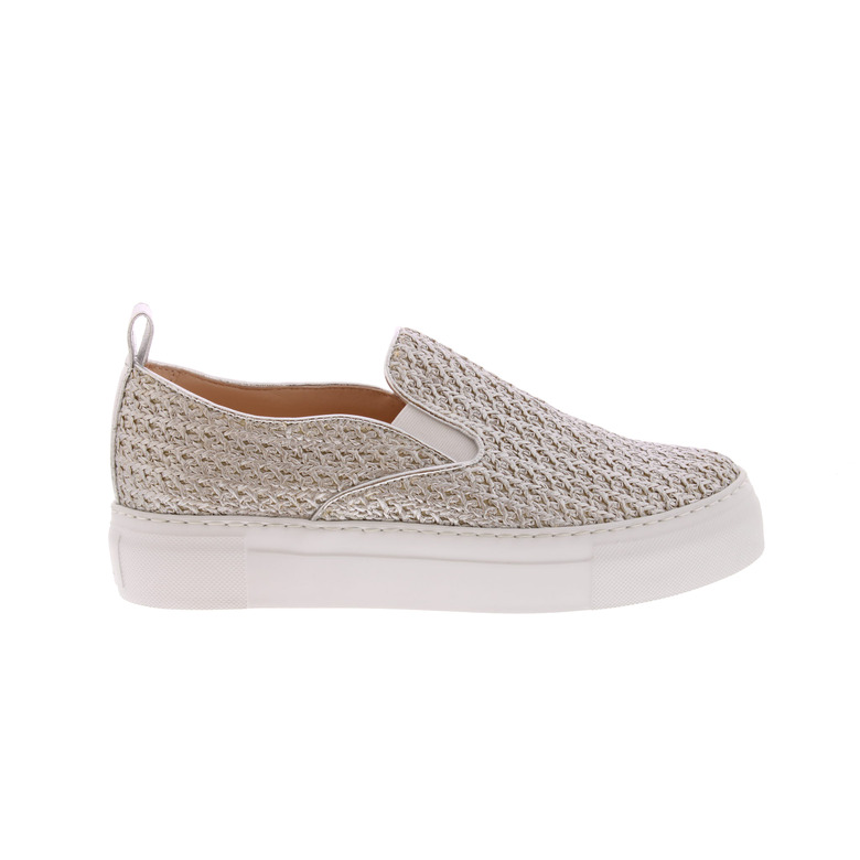 Agl mokassins & halbschuhe silber 1