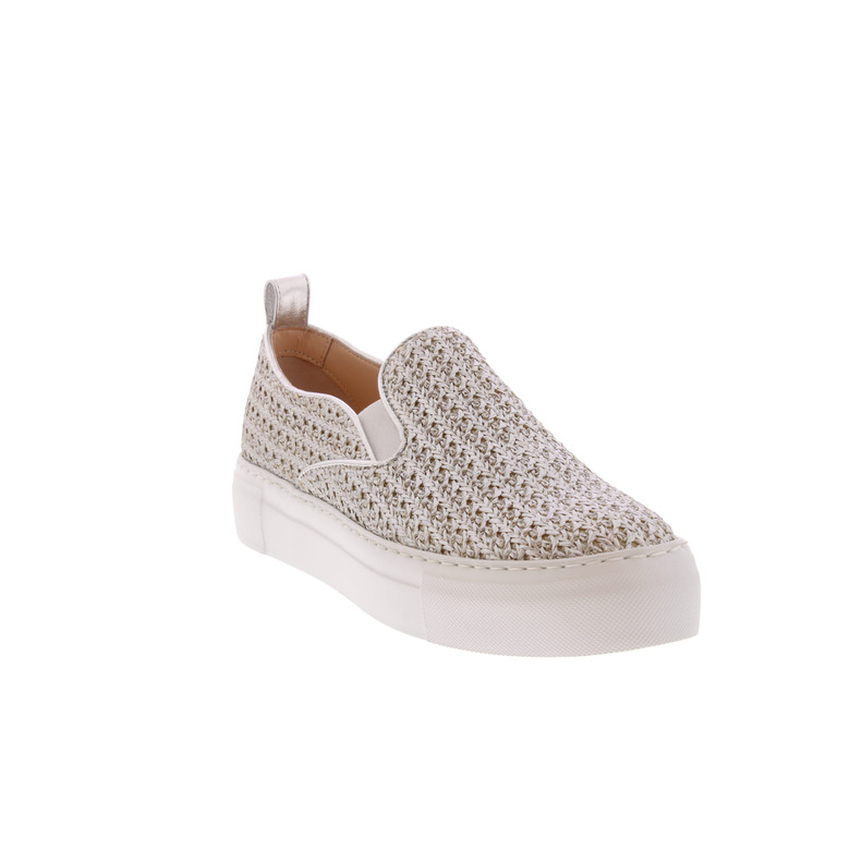Agl mokassins & halbschuhe silber 2