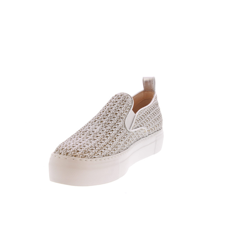 Agl mokassins & halbschuhe silber 3