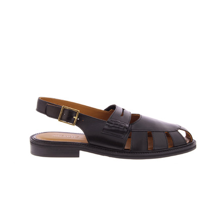 Angulus slingbacks zwart