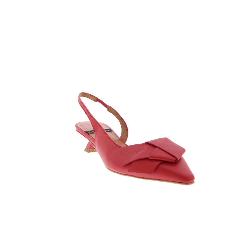 Angel Alarcon slingbacks red 2