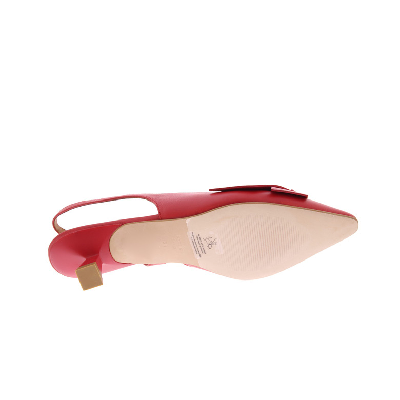 Angel Alarcon slingbacks red 5
