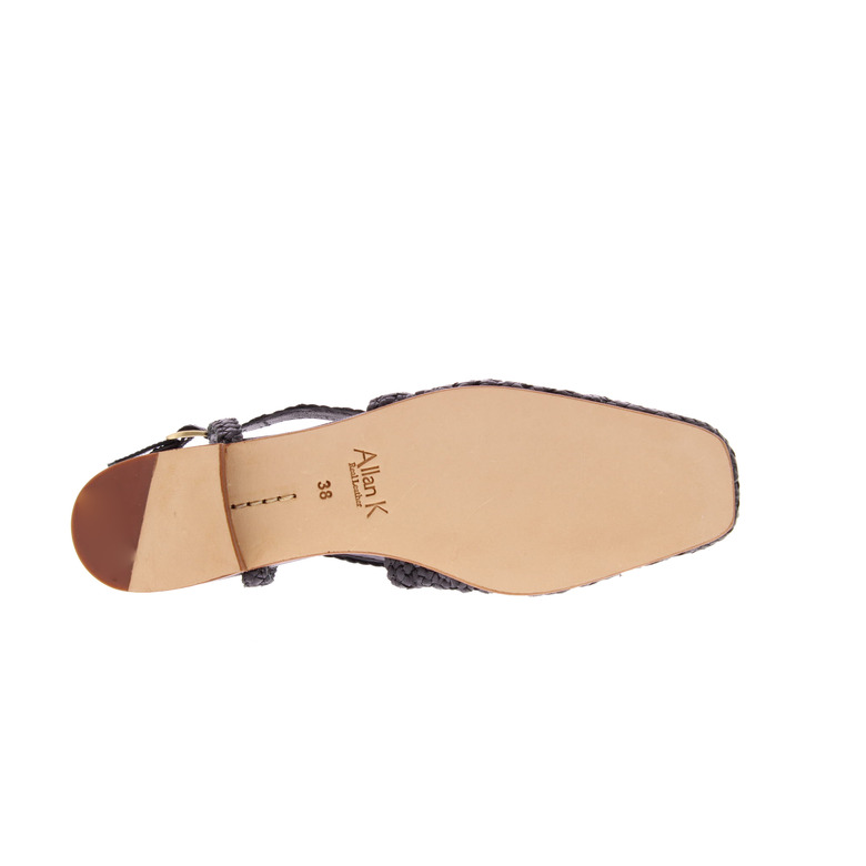 Allan K sandals black 5