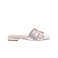 Xandres slippers zilver 1