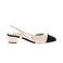 Festa slingbacks ecru 1