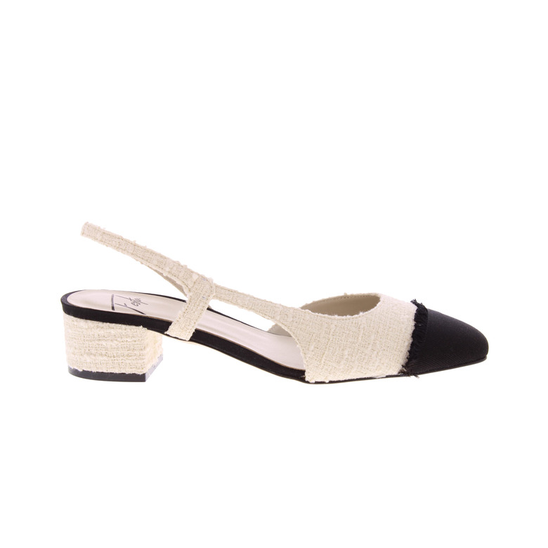 Festa slingbacks ecru 1