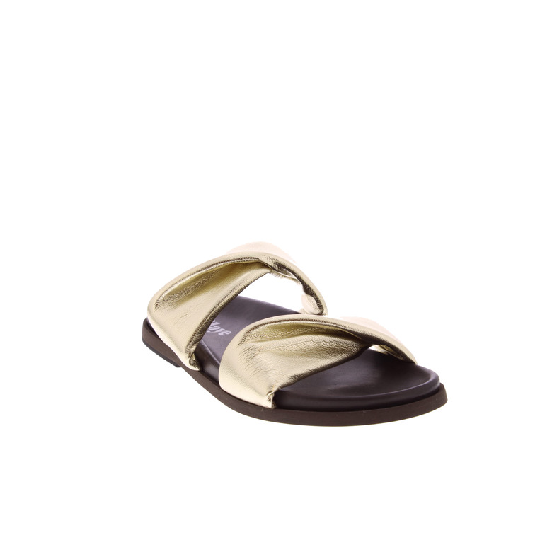 Slaye slippers gold 2