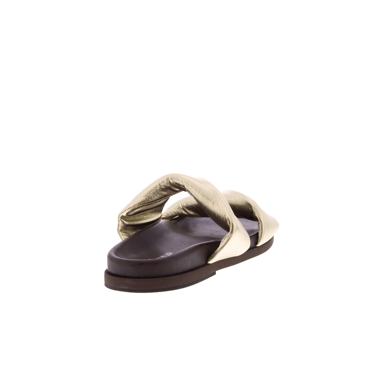 Slaye slippers gold 4