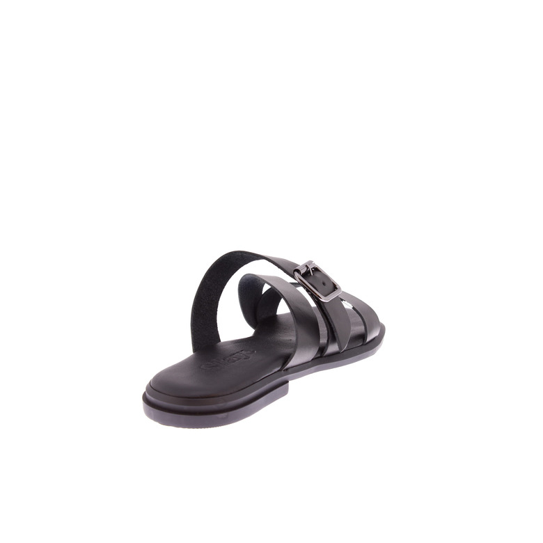 Slaye slippers zwart 4