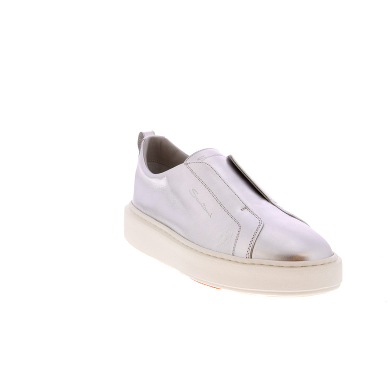 Santoni sneakers zilver 2