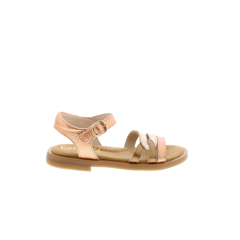 Beberlis sandalen goud 1