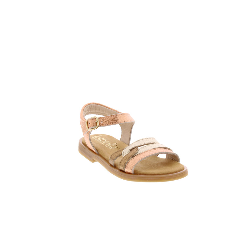 Beberlis sandalen goud 2
