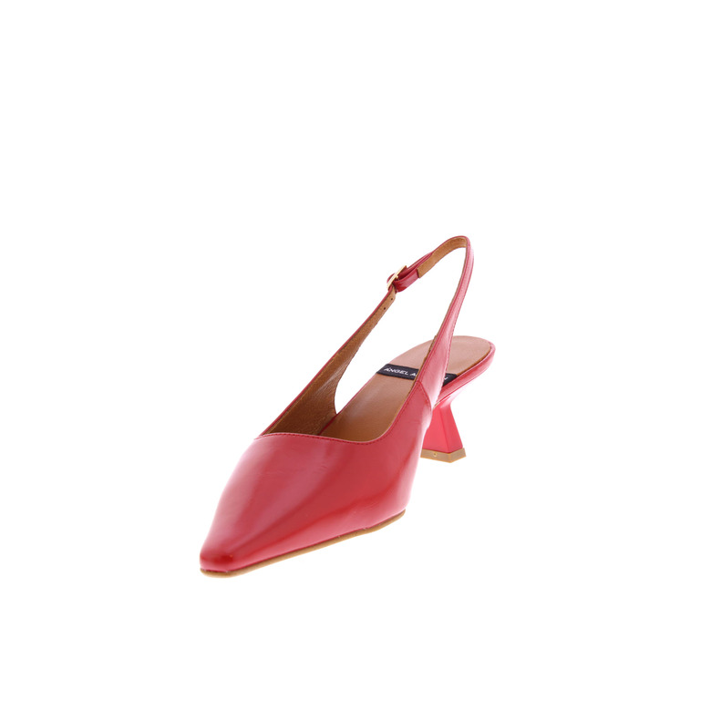 Angel Alarcon slingbacks rood 3