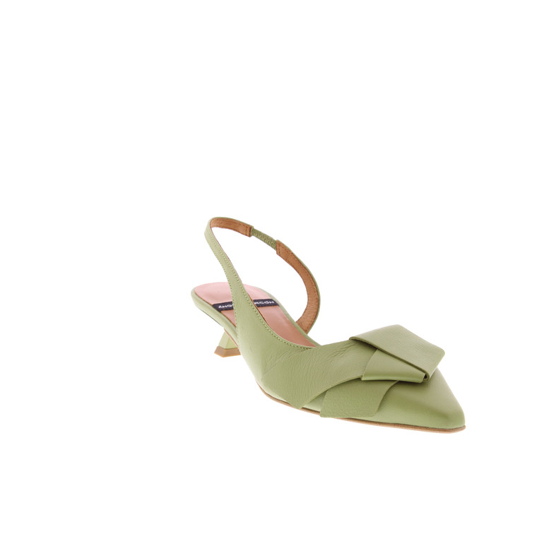 Angel Alarcon slingbacks groen 2