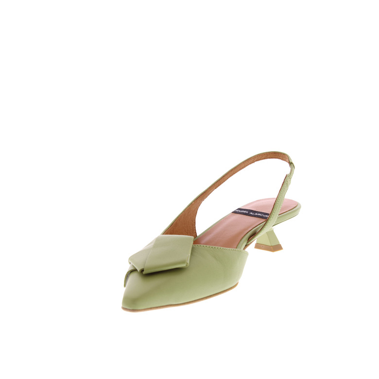 Angel Alarcon slingbacks groen 3