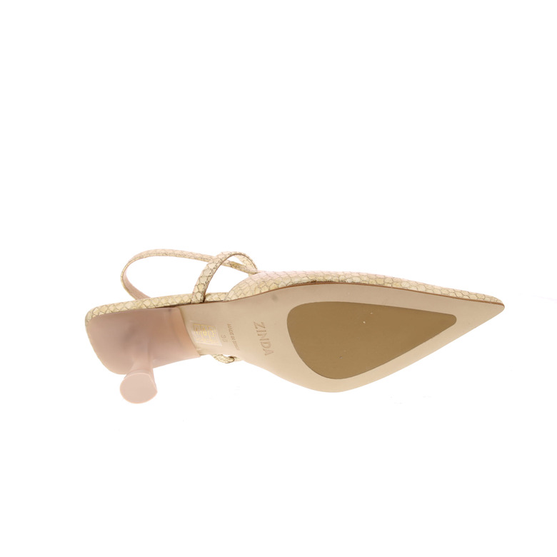 Zinda slingbacks goud 5