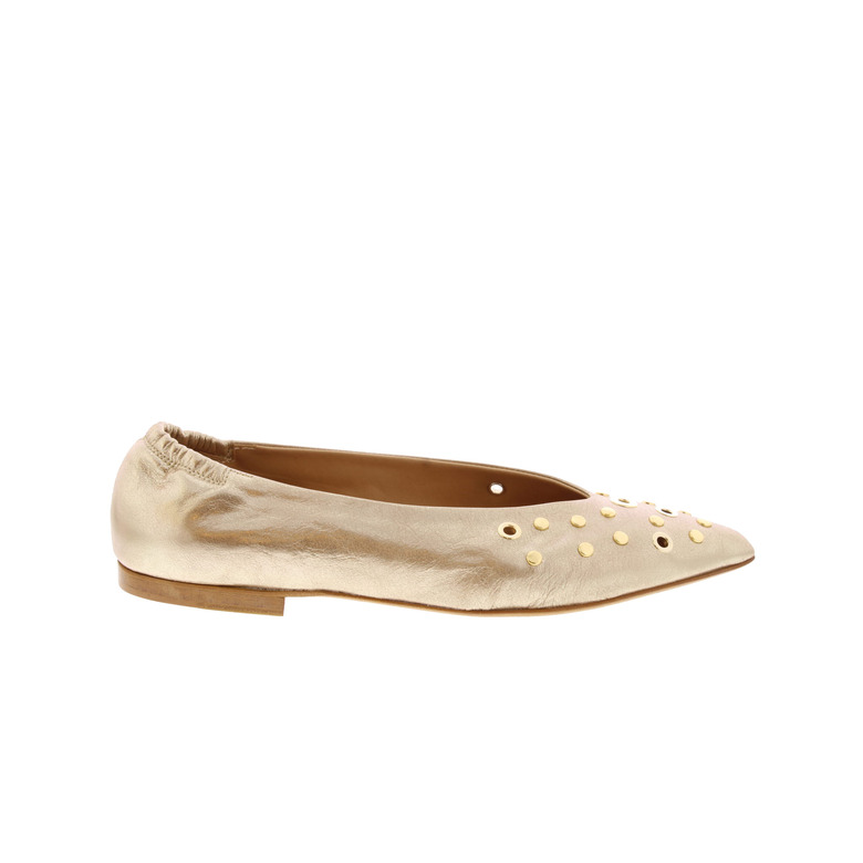 Laura Bellariva ballerinas gold 1
