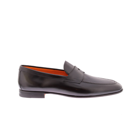 Santoni mocassins & loafers zwart