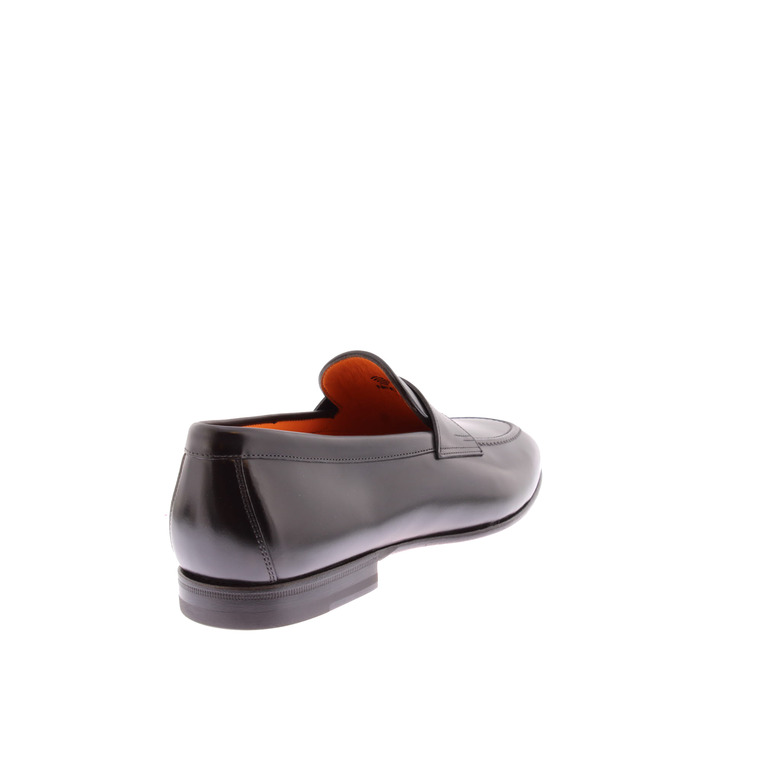 Santoni mocassins & loafers zwart 4