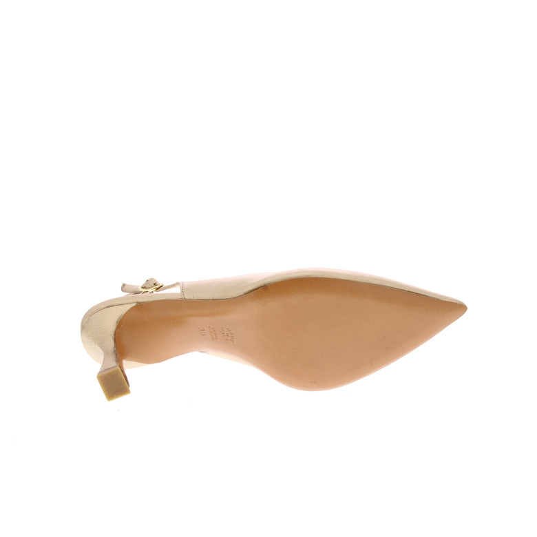 Enzo Di Martino pumps gold 5