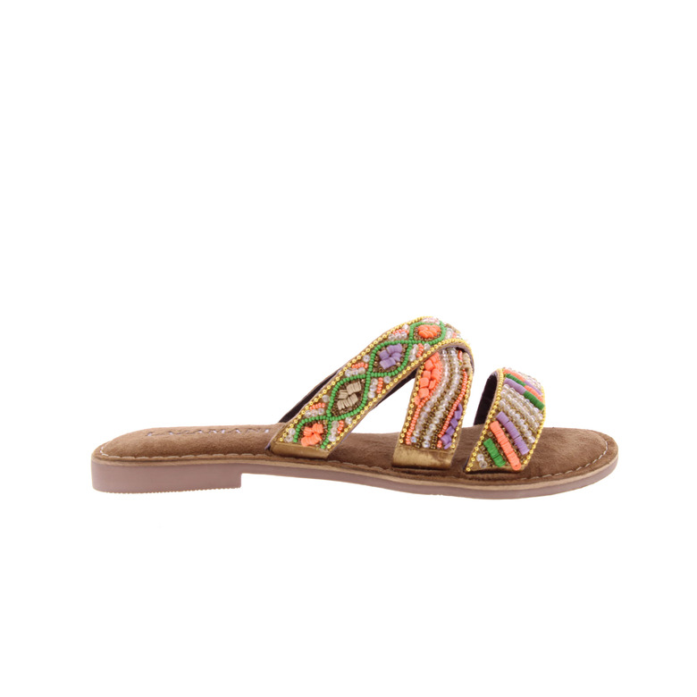 Lazamani slippers multi color 1