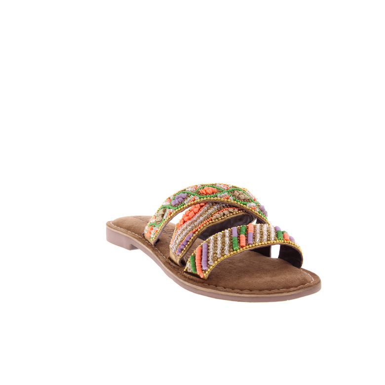 Lazamani slippers multi color 2