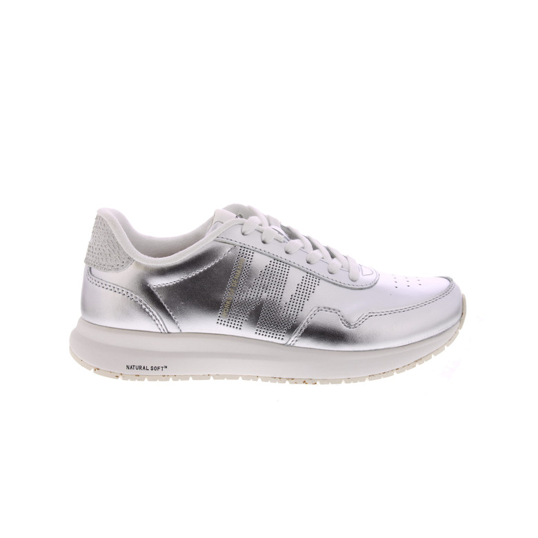 Woden sneakers zilver 1