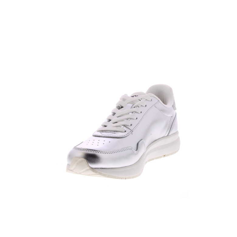 Woden sneakers zilver 3
