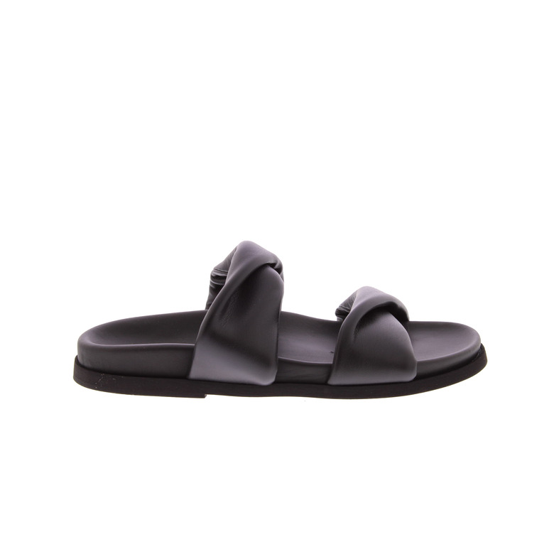 Slaye slippers zwart 1