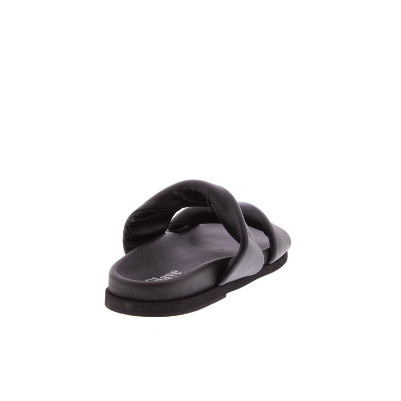 Slaye slippers zwart 4