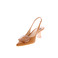 Mii slingbacks cognac 3