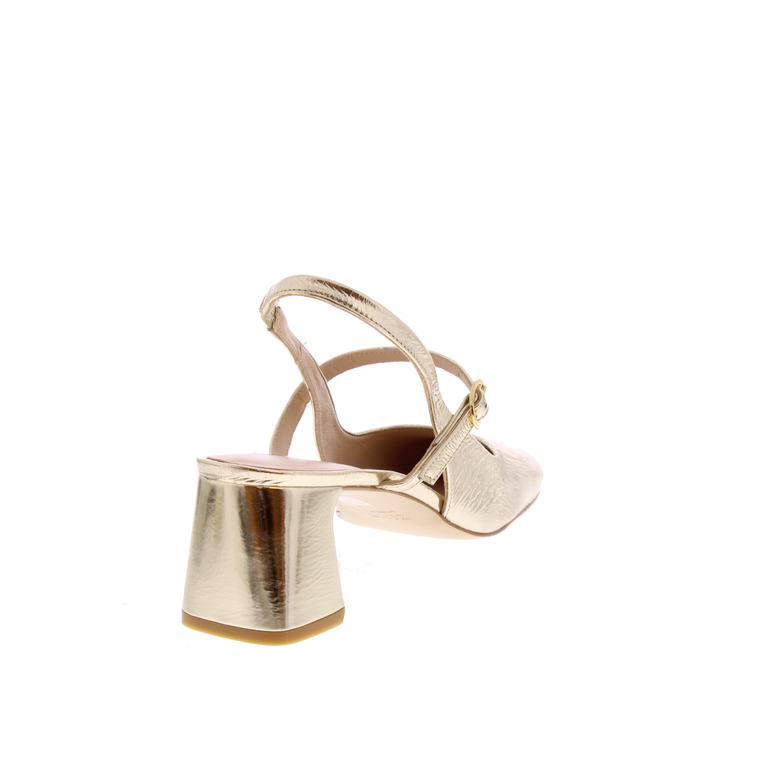 Zinda slingbacks goud 4
