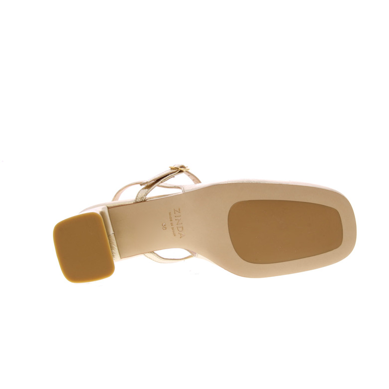 Zinda slingbacks goud 5