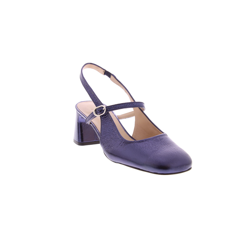 Zinda slingbacks bleu 2