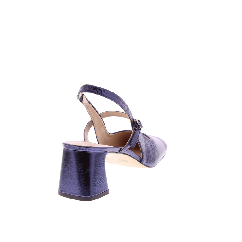 Zinda slingbacks bleu 4