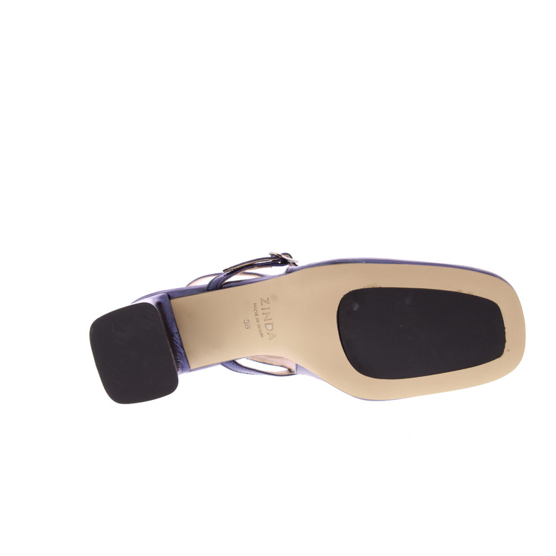 Zinda slingbacks bleu 5