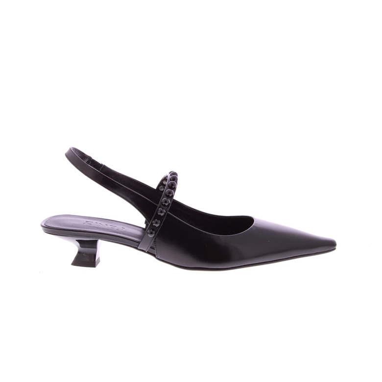 Zinda slingbacks zwart 1