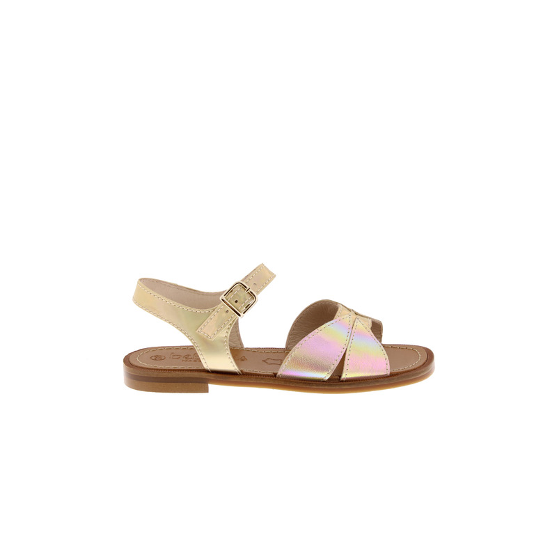 Beberlis sandalen goud 1