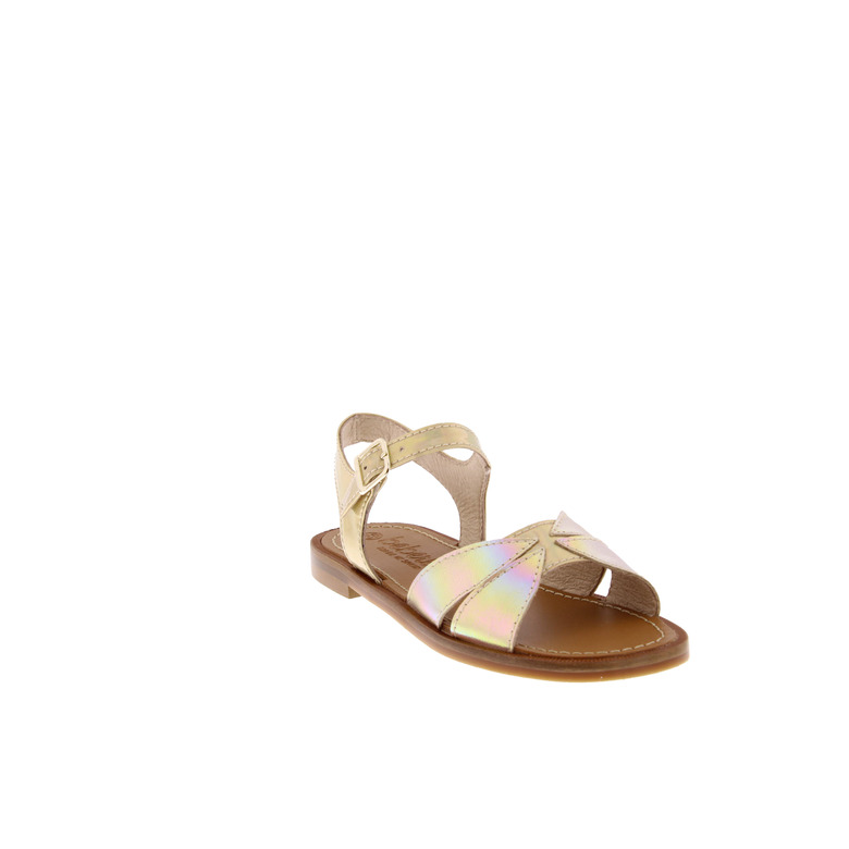 Beberlis sandalen goud 2