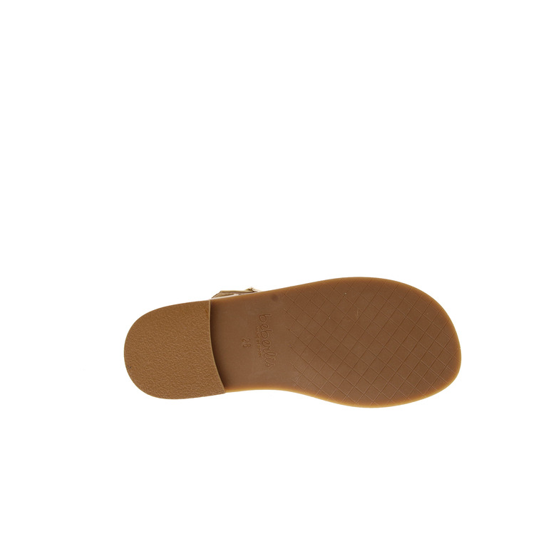 Beberlis sandalen goud 5