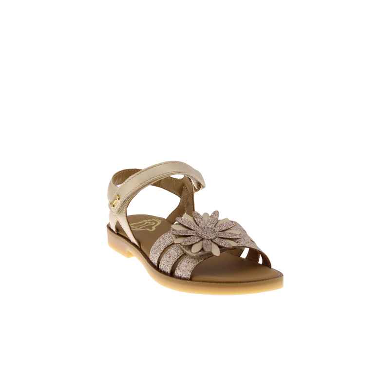 Stones And Bones sandalen goud 2