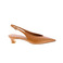 Julie Dee slingbacks cognac 1