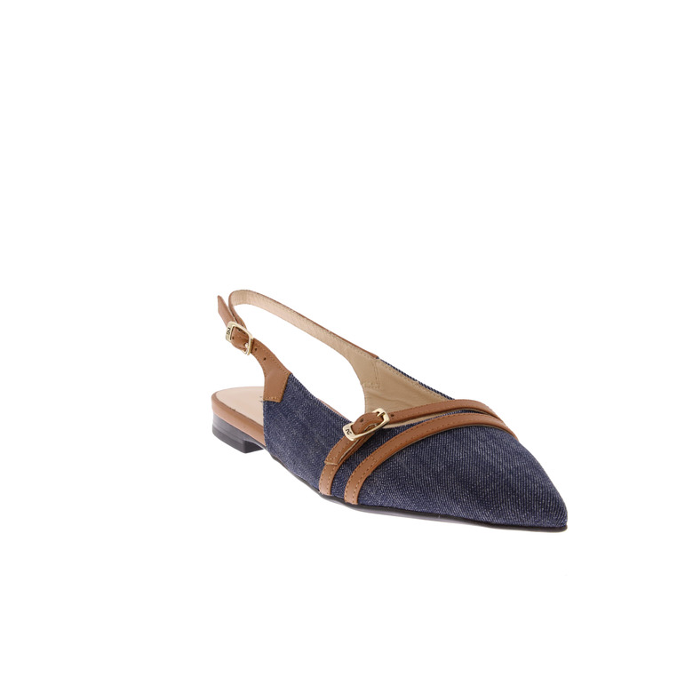 Nero Giardini slingbacks blauw 2