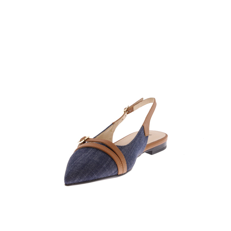Nero Giardini slingbacks blauw 3