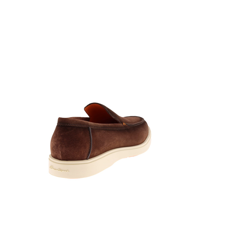 Santoni mocassins & loafers bruin 4