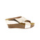 Hee! slippers goud 1
