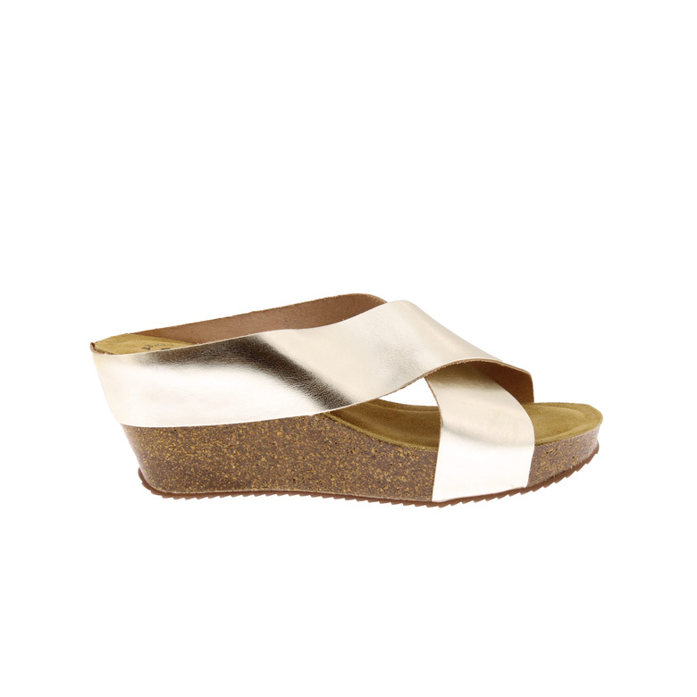 Hee! slippers goud 1