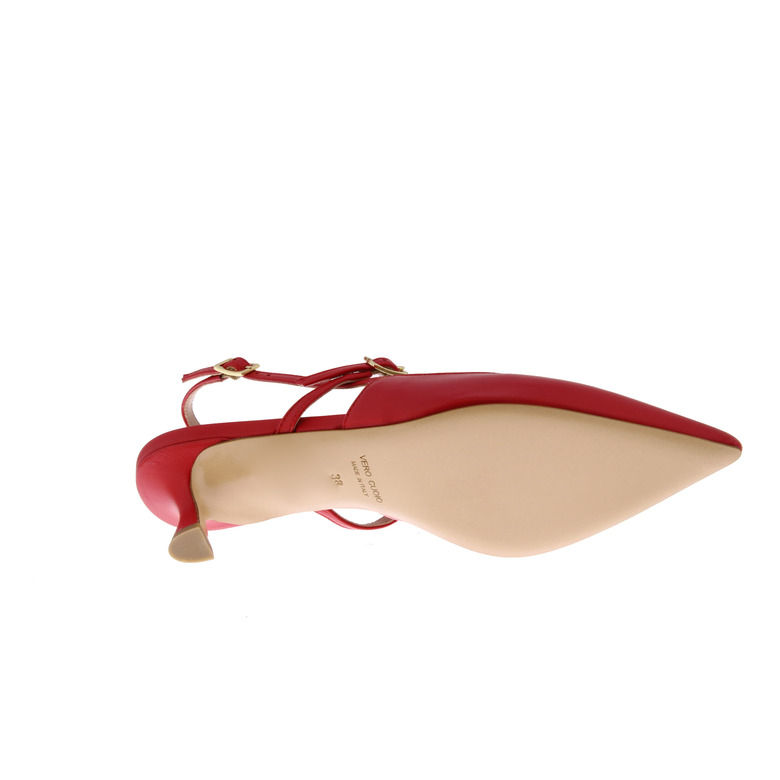Malori&del Prete 94 slingbacks red 5